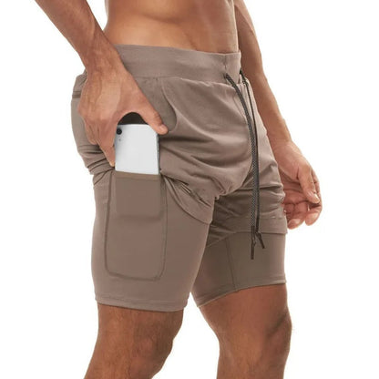 Men's 2-in-1 Sports Shorts