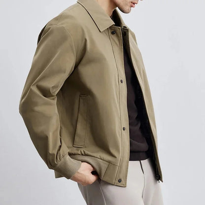 Men’s Korean Fashion Turndown Collar Jacket